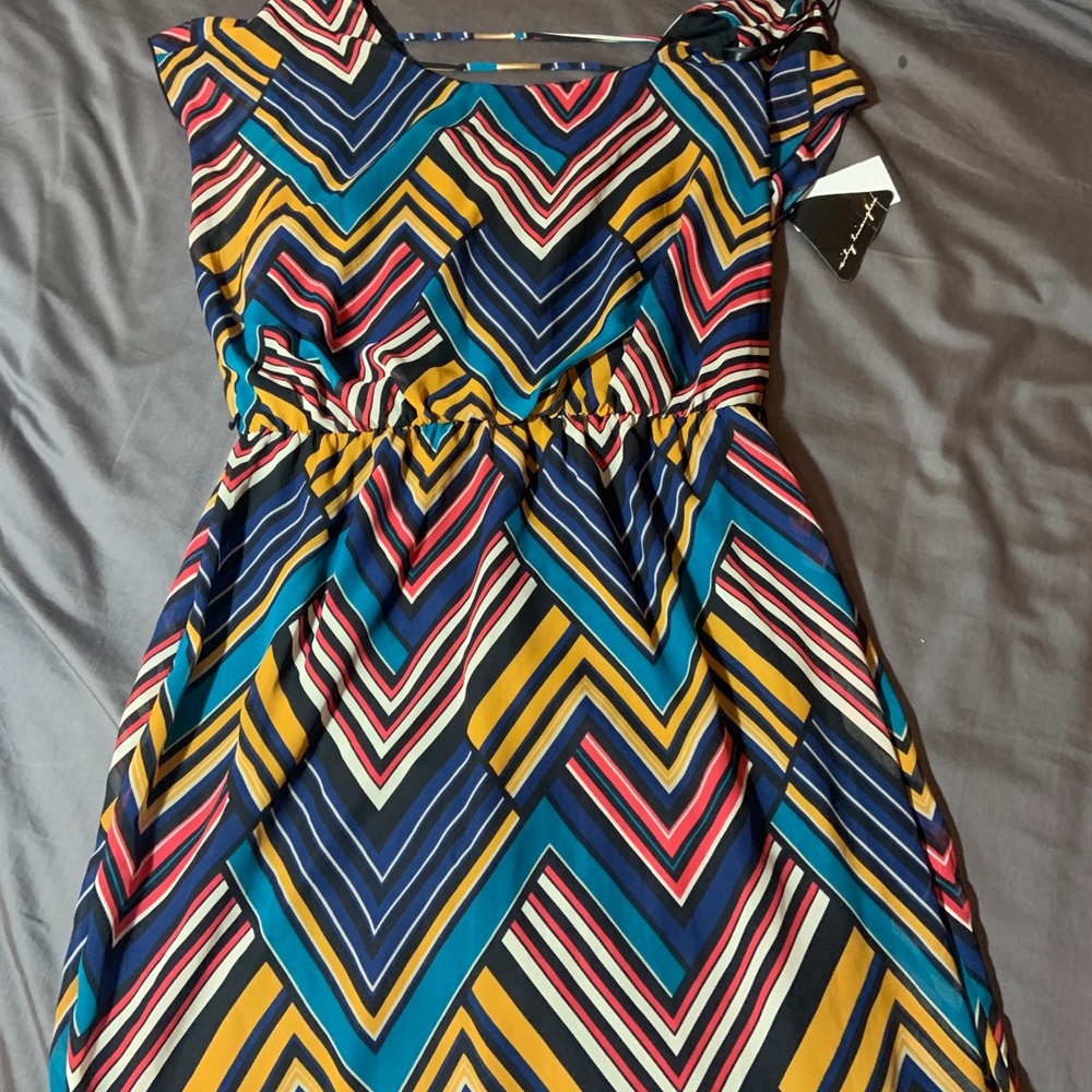 City Triangle Multi color patterned dress